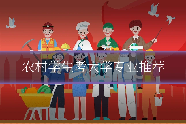 农村学生考大学专业推荐