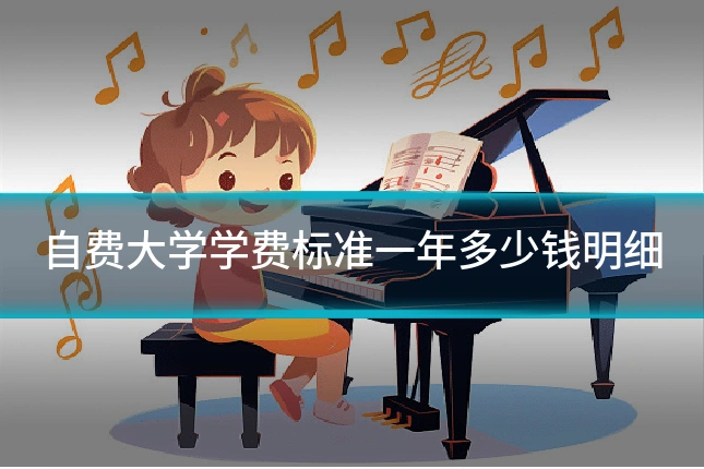 自费大学学费标准一年多少钱明细