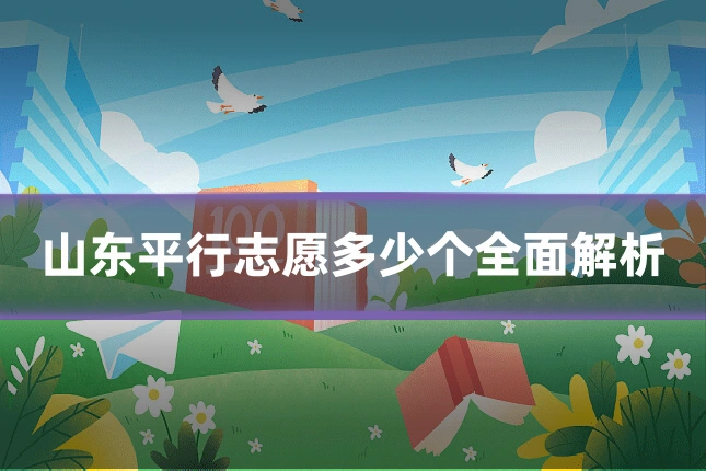 山东平行志愿多少个全面解析