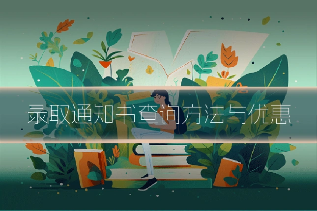 录取通知书查询方法与优惠