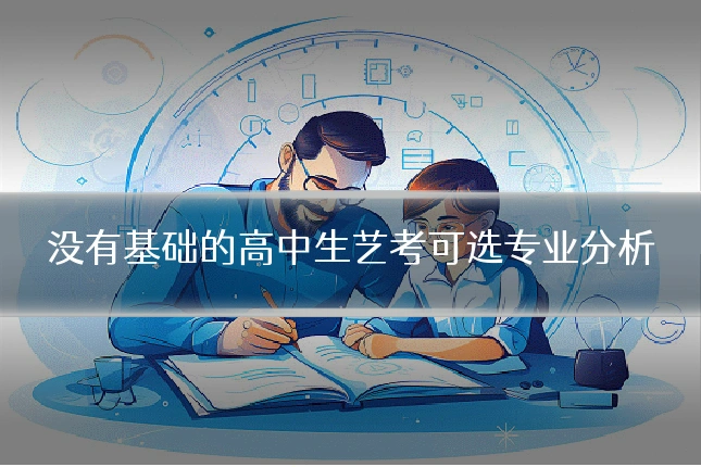 没有基础的高中生艺考可选专业分析