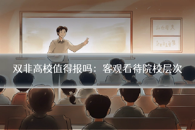 双非高校值得报吗：客观看待院校层次