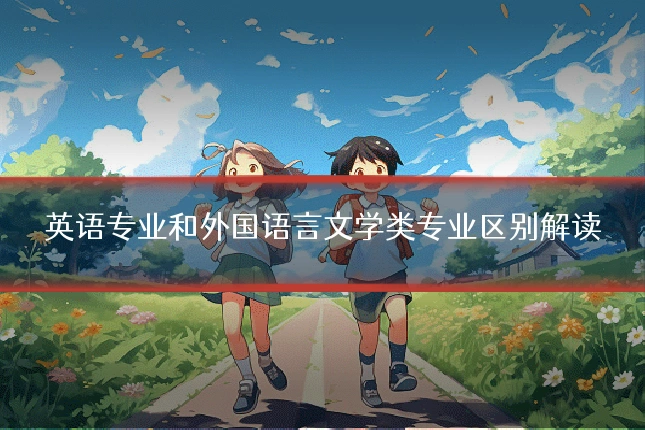 英语专业和外国语言文学类专业区别解读