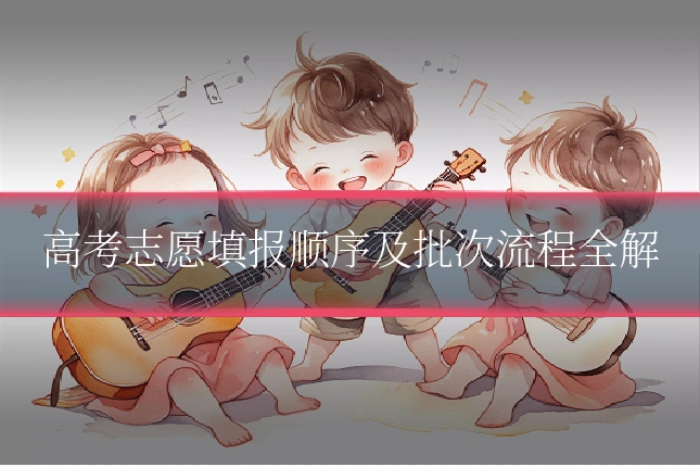 高考志愿填报顺序及批次流程全解