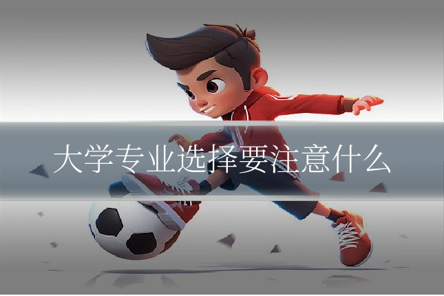 大学专业选择要注意什么