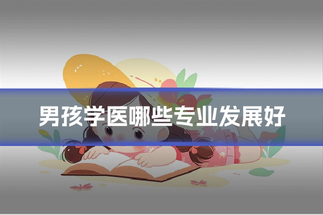 男孩学医哪些专业发展好