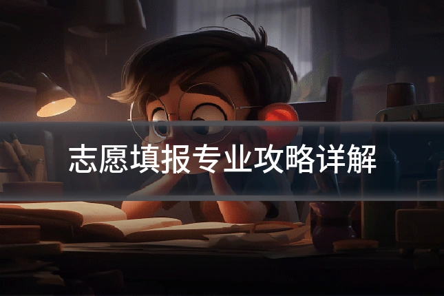 志愿填报专业攻略详解