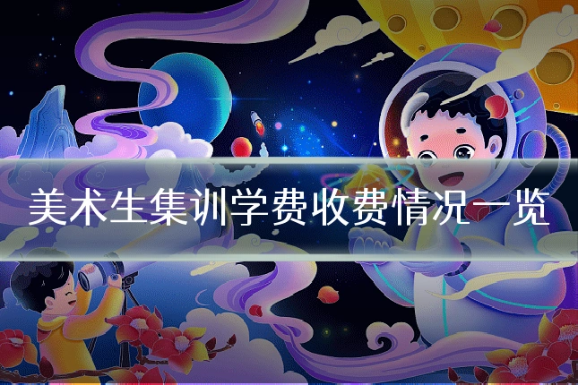美术生集训学费收费情况一览