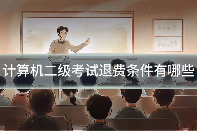 计算机二级考试退费条件有哪些