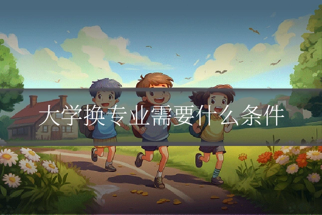 大学换专业需要什么条件