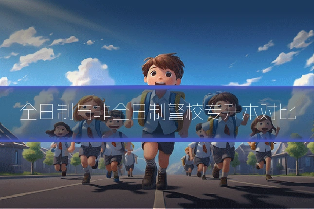 全日制与非全日制警校专升本对比