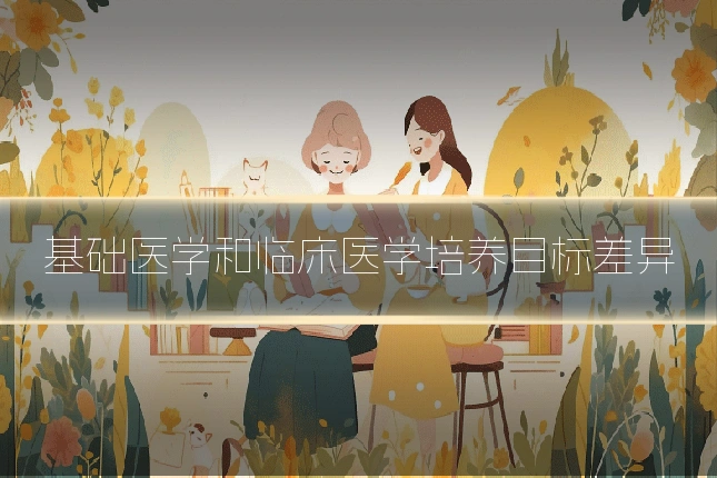 基础医学和临床医学培养目标差异