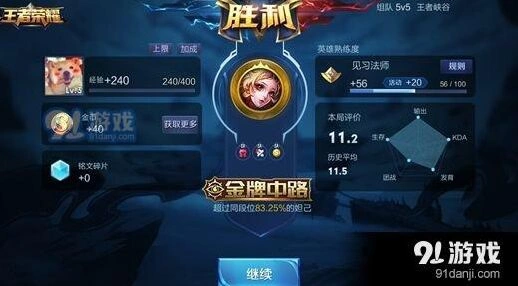 王者荣耀金牌获得技巧全解