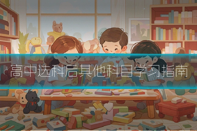 高中选科后其他科目学习指南