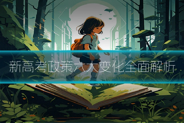 新高考政策六大变化全面解析