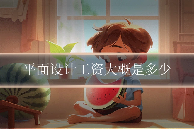 平面设计工资大概是多少