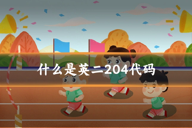 什么是英二204代码
