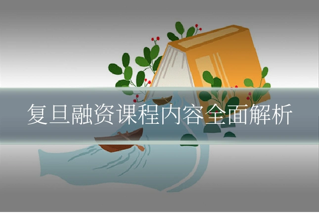 复旦融资课程内容全面解析