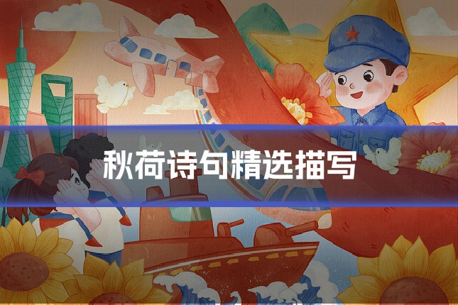 秋荷诗句精选描写