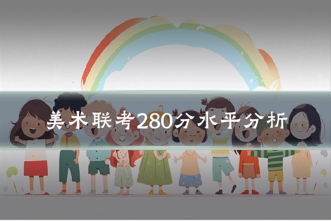 美术联考280分水平分析