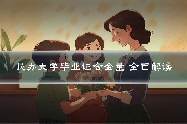 民办大学毕业证含金量 全面解读