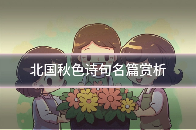 北国秋色诗句名篇赏析