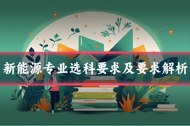 新能源专业选科要求及要求解析