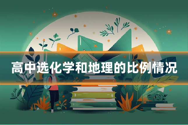 高中选化学和地理的比例情况