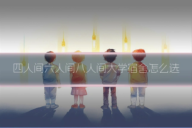 四人间六人间八人间大学宿舍怎么选