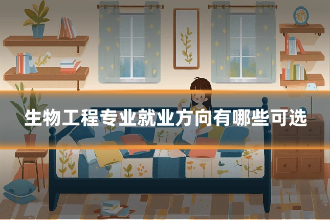 生物工程专业就业方向有哪些可选