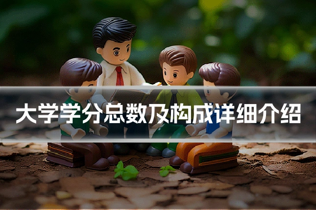 大学学分总数及构成详细介绍
