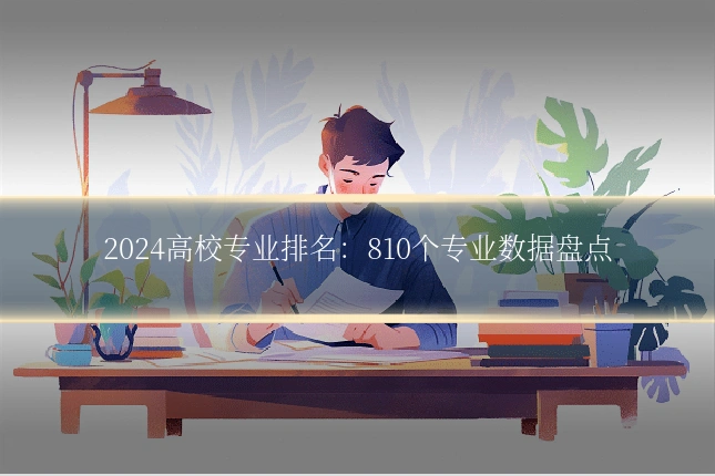 2024高校专业排名:810个专业数据盘点