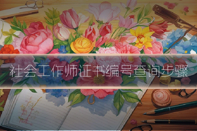 社会工作师证书编号查询步骤