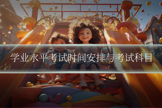 学业水平考试时间安排与考试科目