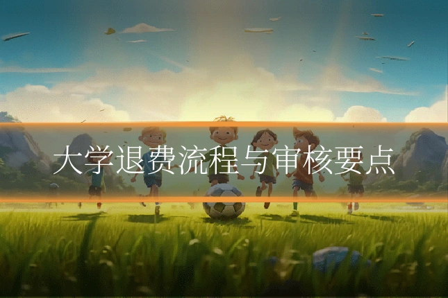 大学退费流程与审核要点