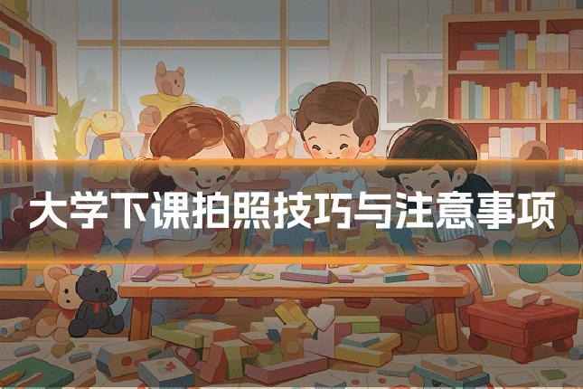 大学下课拍照技巧与注意事项