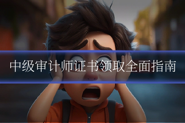 中级审计师证书领取全面指南