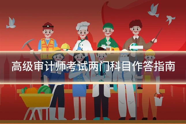 高级审计师考试两门科目作答指南