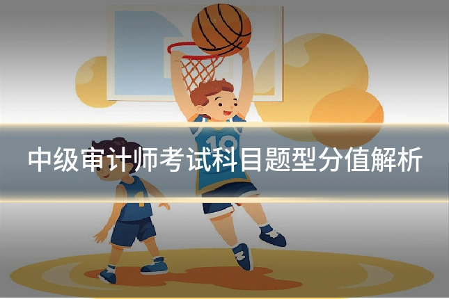 中级审计师考试科目题型分值解析