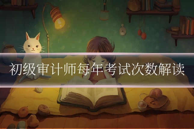 初级审计师每年考试次数解读