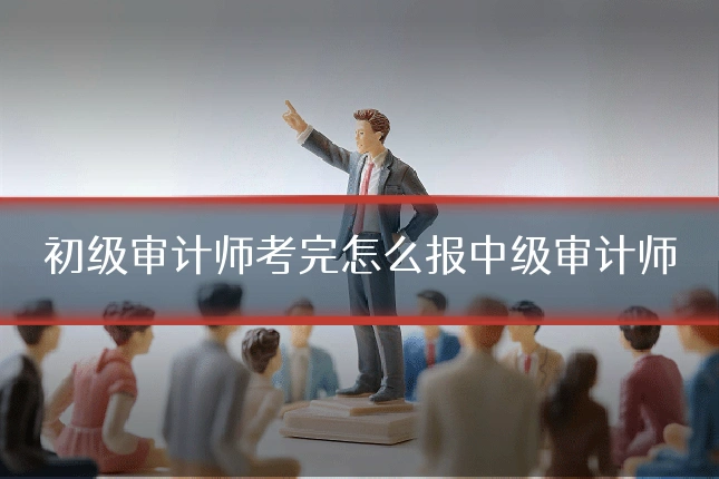 初级审计师考完怎么报中级审计师