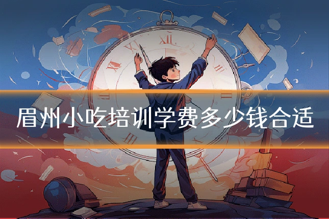 眉州小吃培训学费多少钱合适