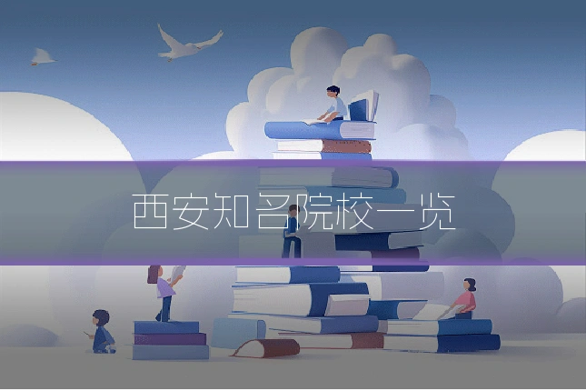 西安知名院校一览