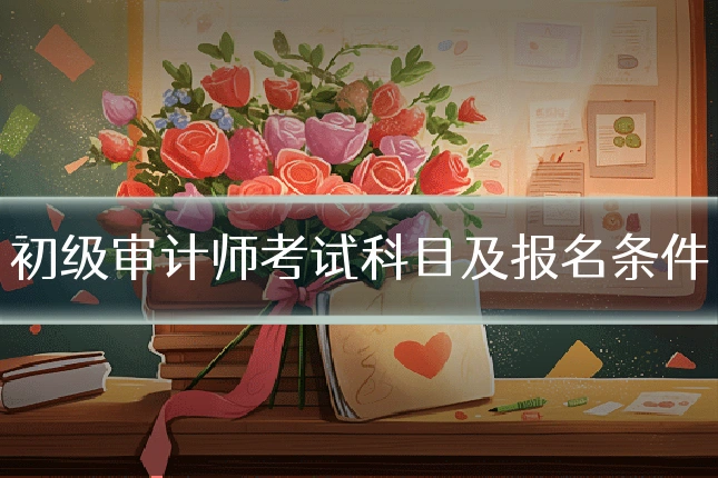 初级审计师考试科目及报名条件