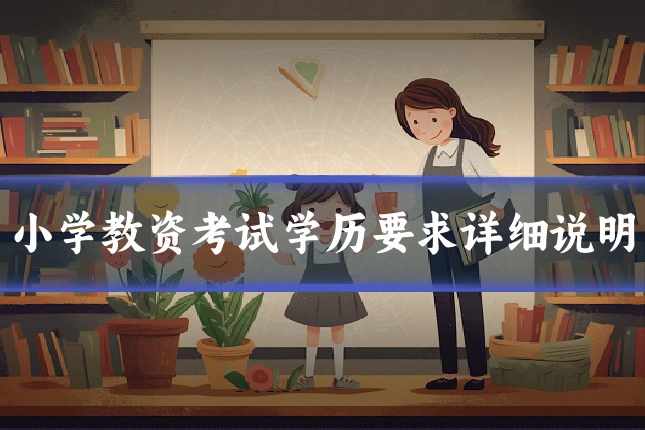 小学教资考试学历要求详细说明