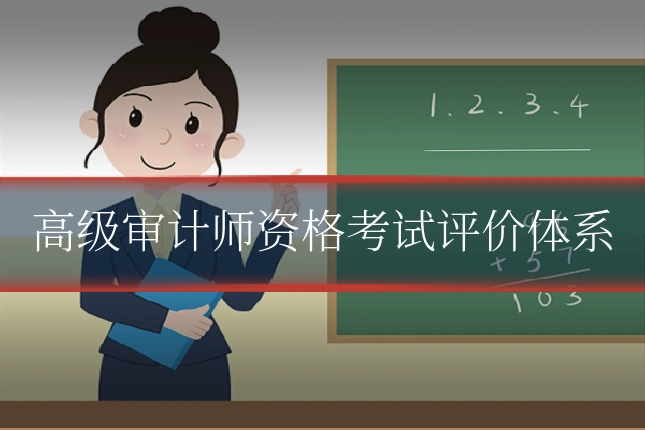 高级审计师资格考试评价体系