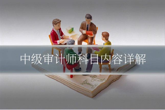 中级审计师科目内容详解