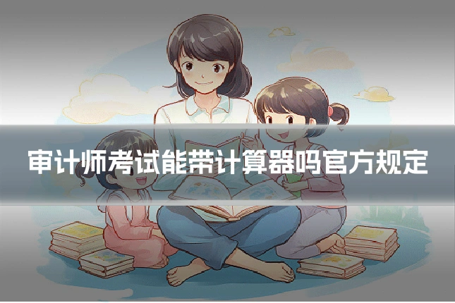审计师考试能带计算器吗官方规定