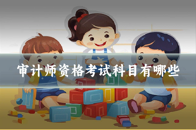 审计师资格考试科目有哪些