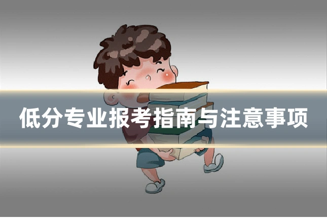 低分专业报考指南与注意事项